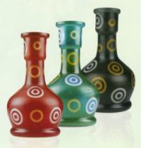 F35H 20 cm Retro Shisha Glas Bowl black