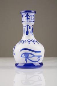 F55H 20cm Shisha Glas Bowl Isis S blue