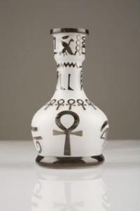 F55H 20 cm Shisha Glas Bowl Isis S black