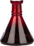 Aladin Evolution Shisha Fata Morgana L Ersatzglas - Ersatzflasche FL461 rot
