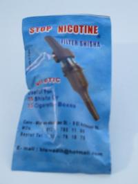 Shisha Nicotine filter / Hygiene mouthpiece for 15 uses