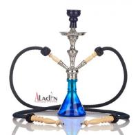 Aladin EVOLUTION Shisha - FATA MORGANA 2 Schlauch - blau ca. 47 cm