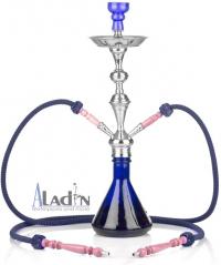 Aladin EVOLUTION Shisha - FATA MORGANA L 2 Hose - blue app. 68 cm