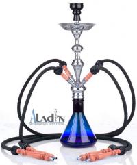 Aladin EVOLUTION Shisha - FATA MORGANA L 4 Schlauch - blau ca. 68 cm