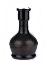 Glass Bowl for Shisha Luna in black