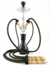 Shisha (Wasserpfeife) - DIWAN 4- Schlauch - schwarz ca. 72cm
