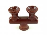 Double Tobaccobowl (Dublexbowl) brown