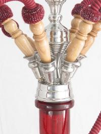 Shisha (Waterpipe) - DIWAN - 6-Hoses red app. 72cm