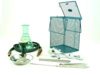 Hookah (Waterpipe) - MYA Mini Orb - green app. 43cm