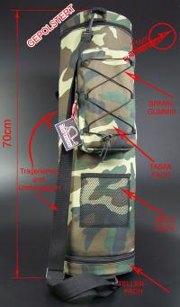 Shisha Travelbag (bag for waterpipes) 70cm black