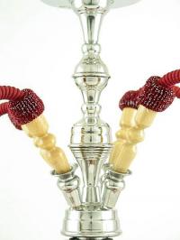 Hookah (Waterpipe) - DIWAN 4- Schlauch - red app. 72cm