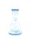 F10B 26cm Calligraphy blue Shisha Bowl