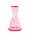 F10B 26cm Calligraphy red Shisha Bowl