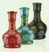 F35H 20 cm Retro Shisha Glas Bowl black