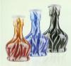 F85F 26 cm Zebra Shisha Glas Bowl blue