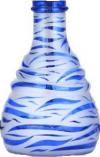 FL433 Aladin Evolution Shisha Zebra L Glass Bowl blue