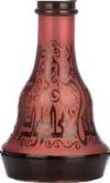 FL443 Aladin Evolution Shisha Nomad Glass Bowl black-red