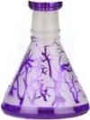 FL475 Aladin Evolution Shisha Tree Glass Bowl purple