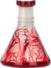 FL475 Aladin Evolution Shisha Tree Glass Bowl red
