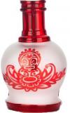 FL484 Aladin Evolution Shisha Mask Silver Glass Bowl red