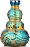 FL495 Aladin Evolution Shisha Loop S Glass Bowl turquoise-gold