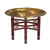 Oriental side table with golden table top (medium)
