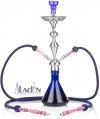 Aladin EVOLUTION Shisha - FATA MORGANA L 2 Hose - blue app. 68 cm