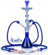 Aladin EVOLUTION Shisha - FATA MORGANA L 3 Hose - blue app. 68 cm