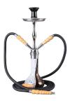 2-Hose Shisha PN Nargile 480 FLASH black/white app. 48cm