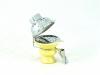 Big tobacco bowl with cover and filter (China) yellow