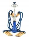 Shisha (Waterpipe) - DIWAN - 6-Hoses blue app. 72cm