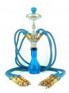 Shisha (Waterpipe) - DIWAN - 6-Hoses turquoise app. 72cm