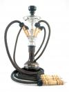Shisha (Waterpipe) - FATA MORGANA M 4 Hose - black app. 56cm
